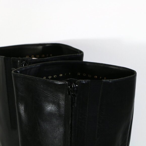 *Robert Robert Genuine Leather Black Boot - Picture 6 of 7